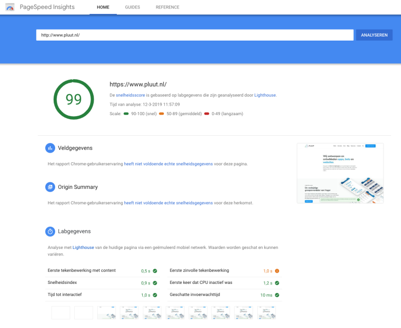 Google Page Speed Insights